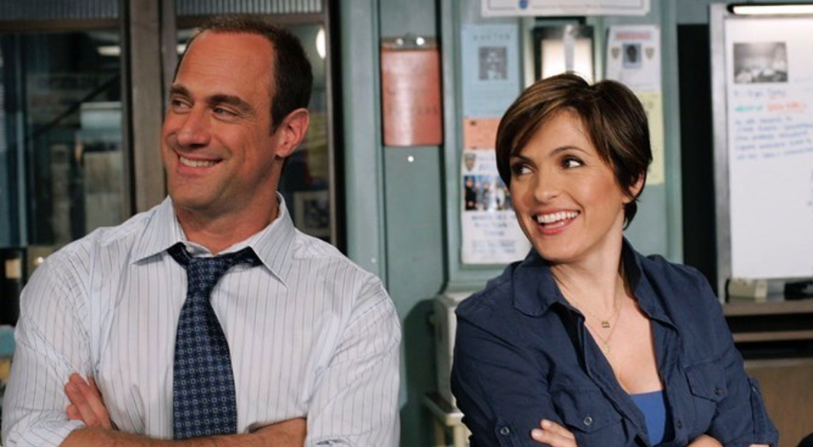 Christopher Meloni and Mariska Hargitay in 'Law & Order: SVU'