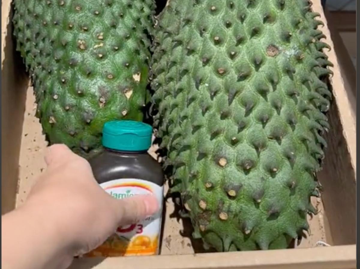 Grocery employee finding items in wrong spots