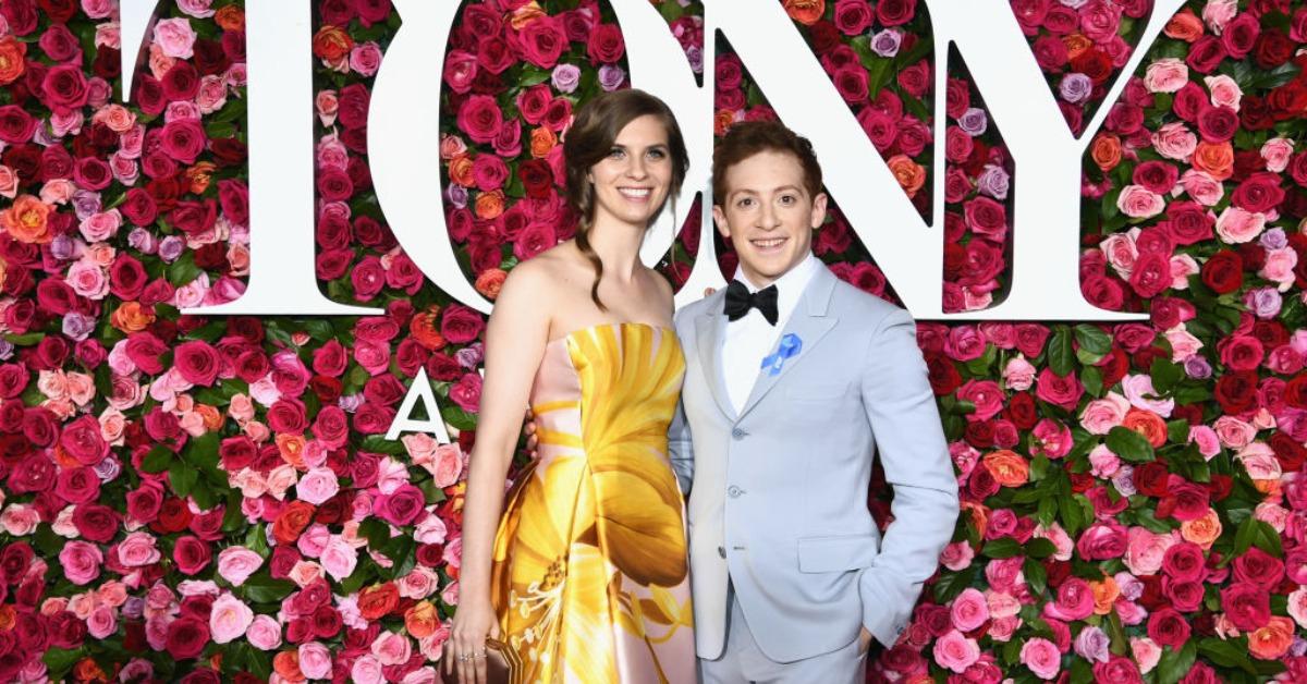 Ethan Slater and wife Lilly Jay attends the 72nd Annual Tony Awards at Radio City Music Hall on June 10, 2018 in New York City.