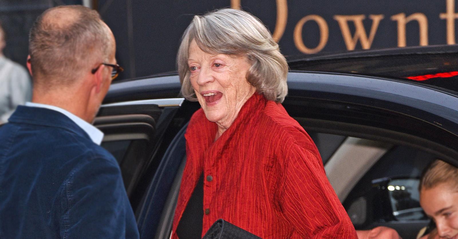 Maggie smith downton abbey premiere