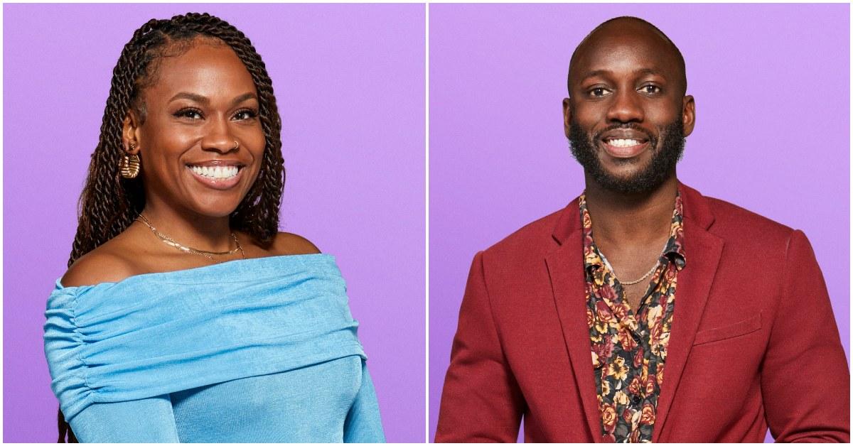 B Dot and Mo, one of the couples that gets engaged on 'Love Is Blind' Season 8 but you don't see it on camera.