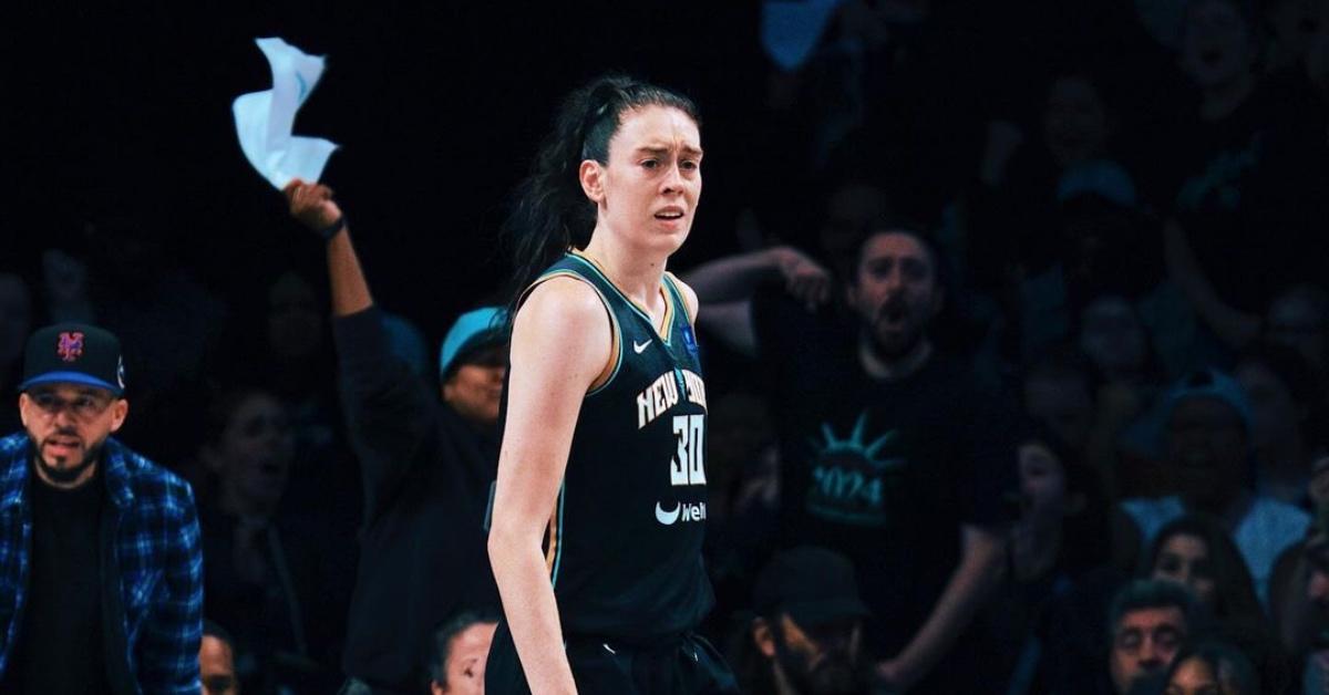 Breanna Stewart plays basketball for 