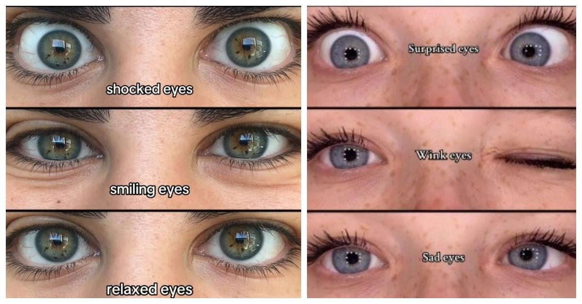 TikTok "eye trend"