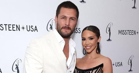 Scheana Shay and Brock Davies at the Miss USA pageant.
