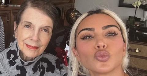 Kim Kardashian Shares Family Foot Selfie in Honor of Late Grandma MJ