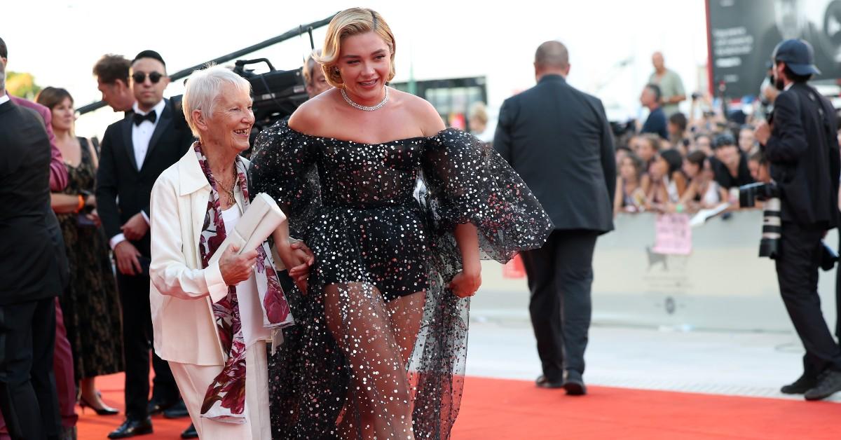 Florence Pugh Brings Remarkable Grandma to Venice Red Carpet