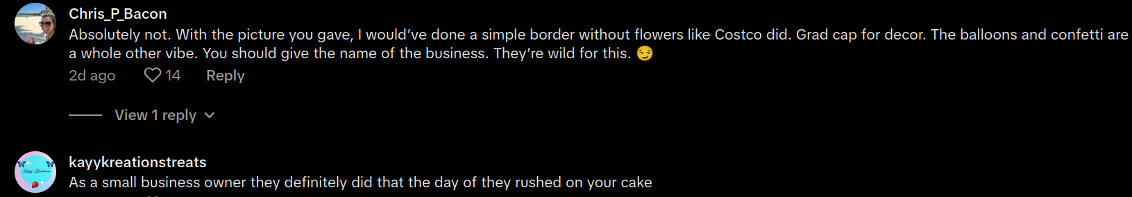 graduation cake fail