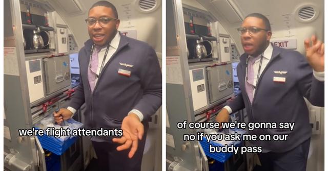 we're flight attendants TikTok