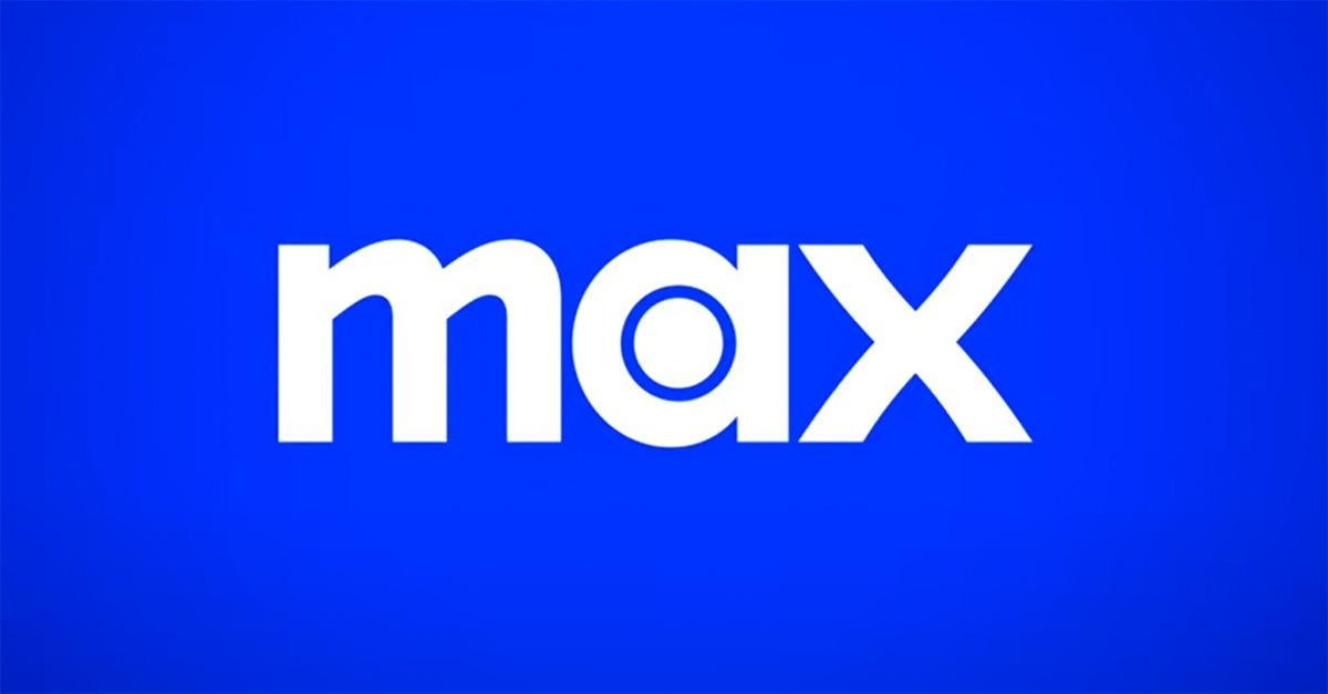 Max logo on a blue background.