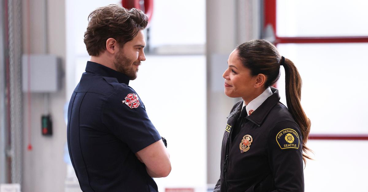 Grey Damon and Merle Dandridge in "Station 19."