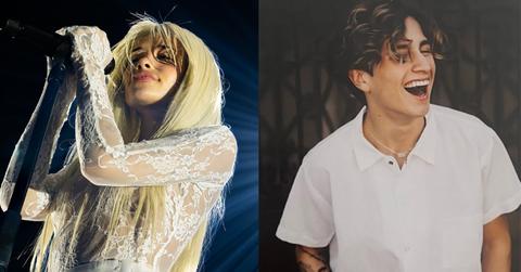 (l-r) Nessa Barrett and Cooper noriega