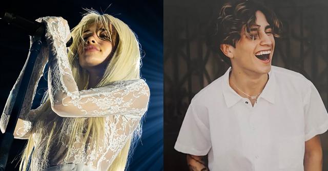 (l-r) Nessa Barrett and Cooper noriega