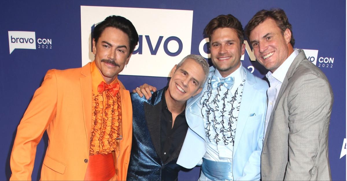 Bravo stars, Andy Cohen, and Shep Rose at BravoCon. 