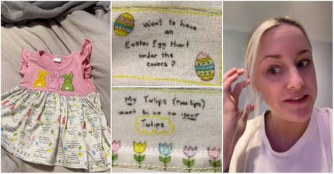 Mom Finds Creepy Messages on Daughter’s Easter Dress