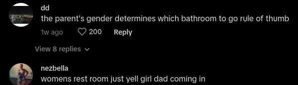 Girl Dads Ask: Which Bathroom Should They Bring Daughter Into? TikTok