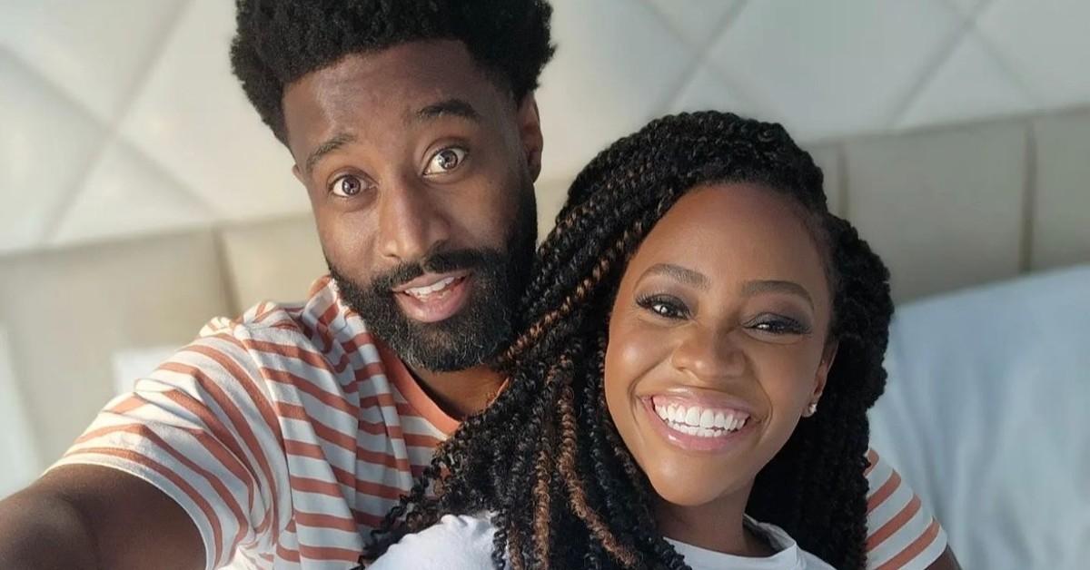 Teyonah Parris mit schöner, Ehemann James Parris 