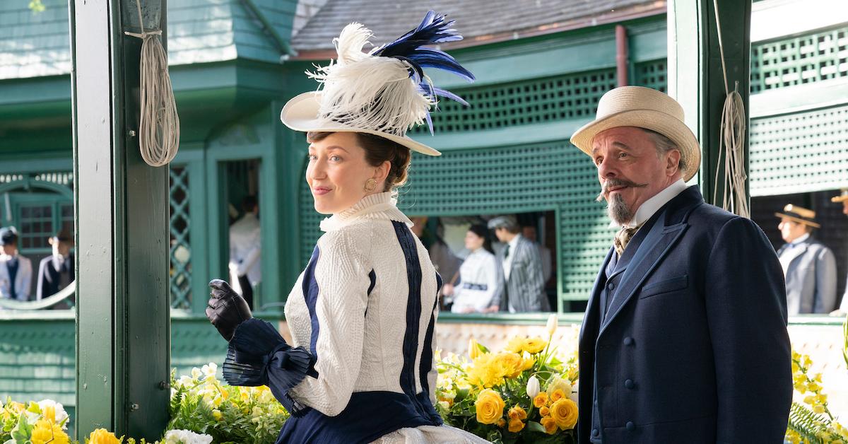 Carrie Coon, Nathan Lane in 'The Gilded Age'