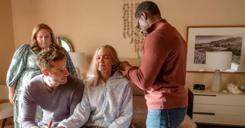 Chrissy Metz as Kate Pearson, Justin Hartley as Kevin Pearson, Mandy Moore as Rebecca Pearson, and Sterling K. Brown as Randall Pearson