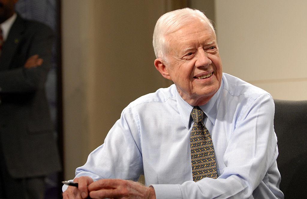 Jimmy Carter at a book signing in 2006