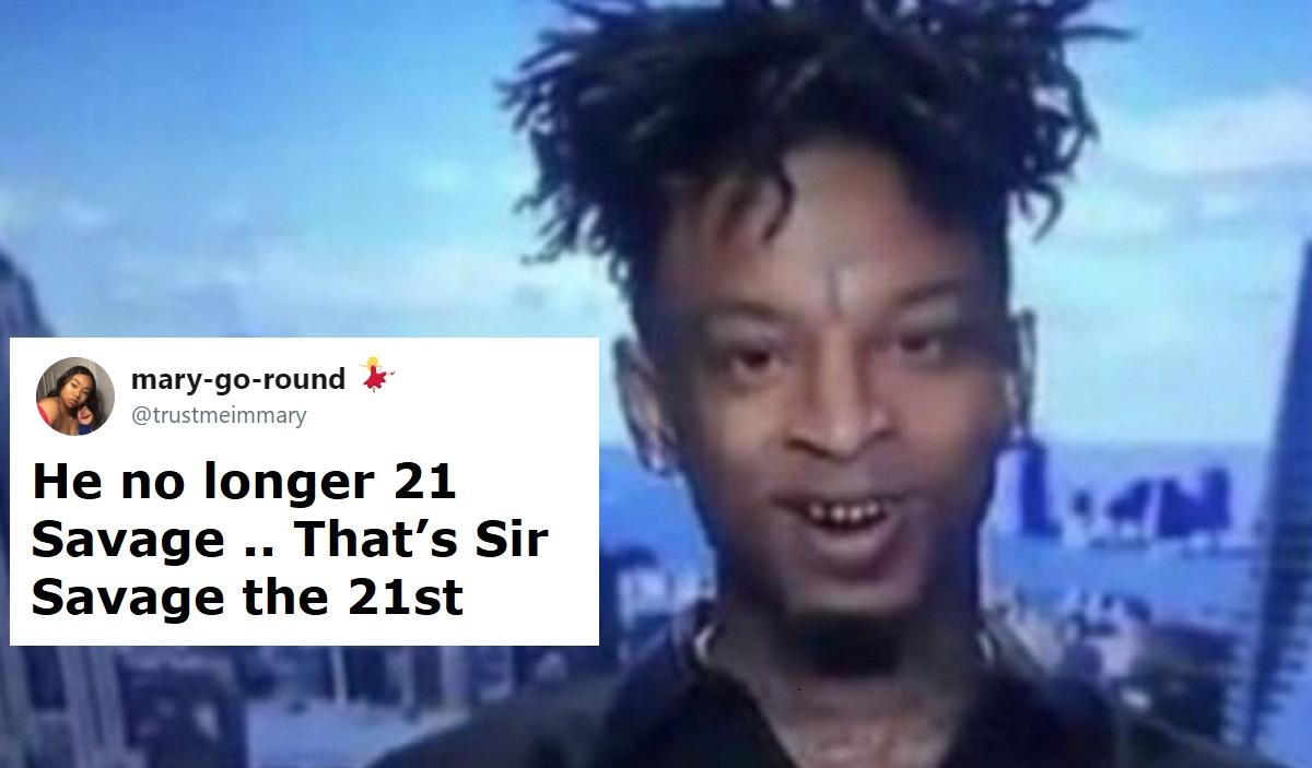 21 Savage Is Being Meme D For Being British