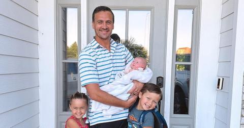 Ryan Lochte and his three kids