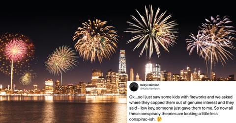 fireworks conspiracy theory