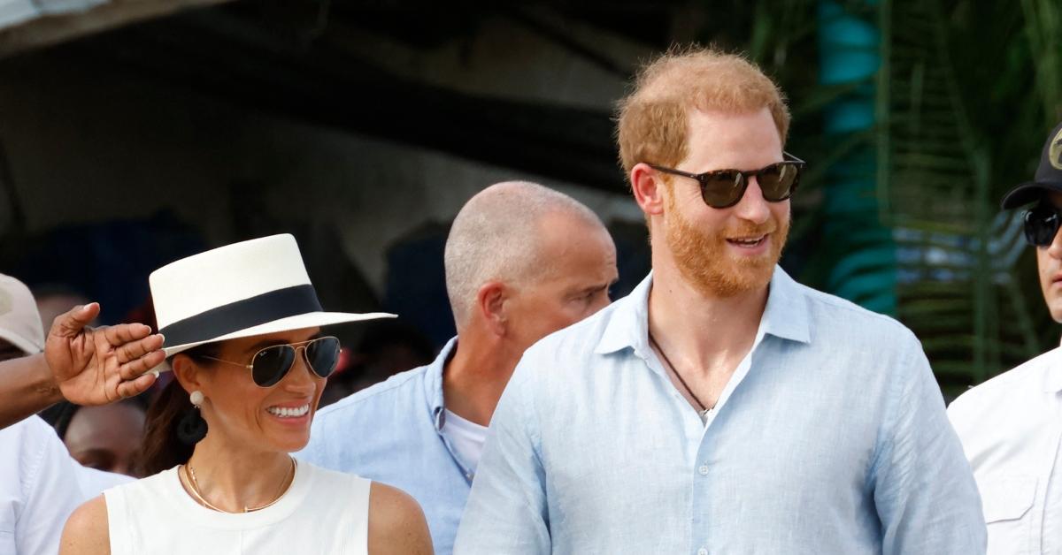 (l-r): Meghan Markle and Prince Harry