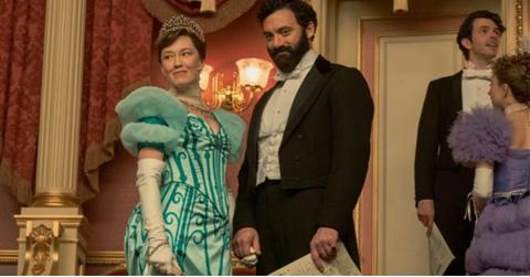 The Russells in formal attire in 'The Gilded Age.'