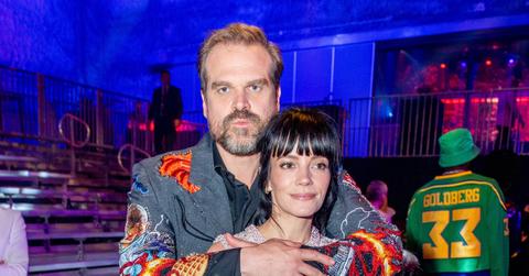 David Harbour and Lily Allen