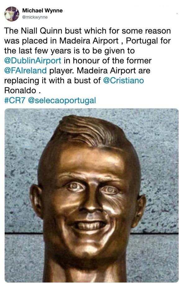 cristiano ronaldo bust