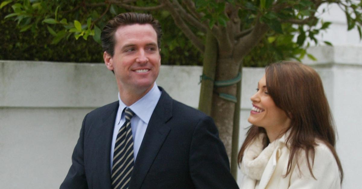 Gavin Newsom and Kimberly Guilfoyle