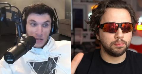 (l-r) Trainwreck vs. Mizkif