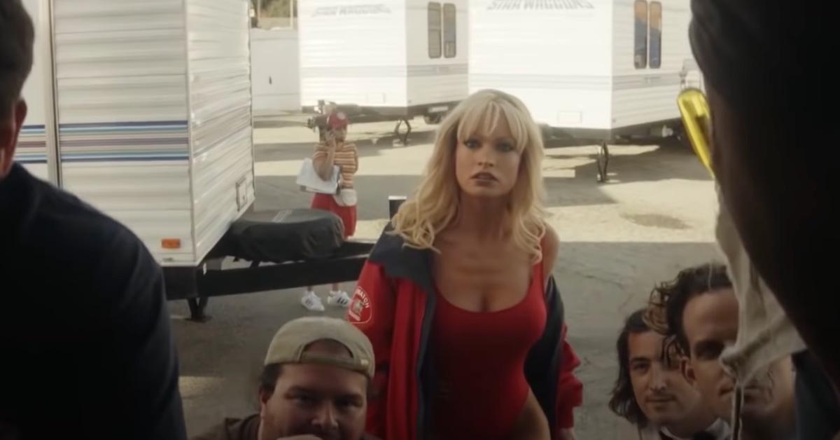 Lily James as Pamela Anderson in 'Pam & Tommy'