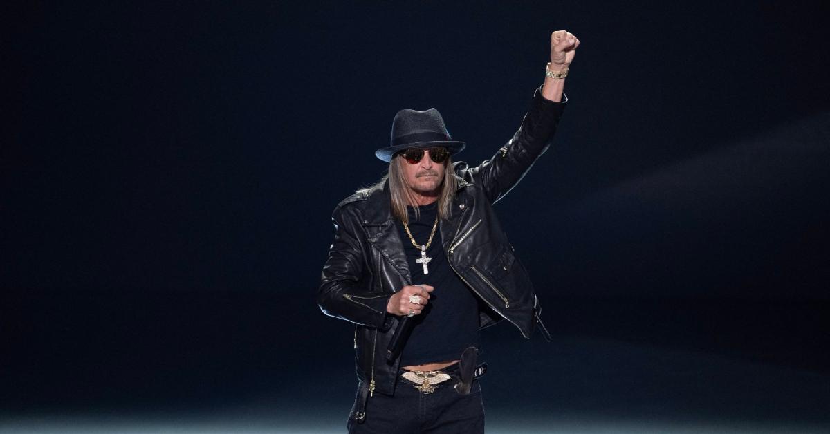 Kid Rock performing.