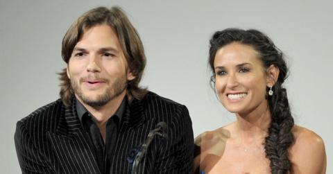 Ashton Kutcher and Demi Moore.