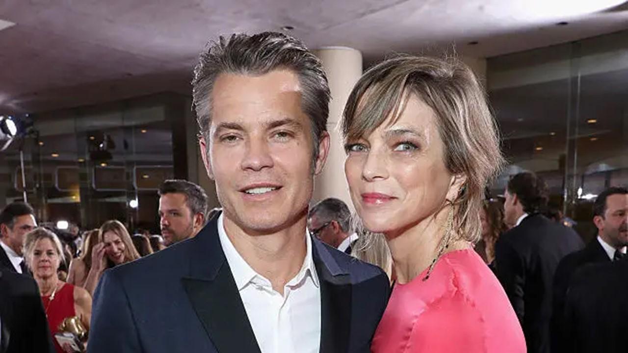 Actor Timothy Olyphant and wife Alexis Knief at the 74th annual Golden Globe Awards on Jan. 8, 2017