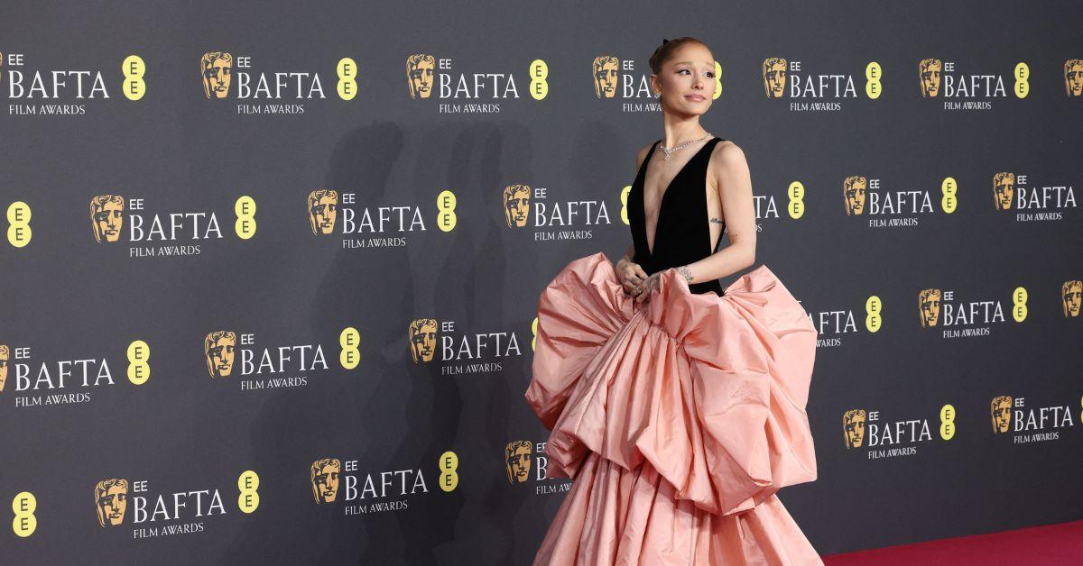 Ariana Grande at the BAFTAs. 