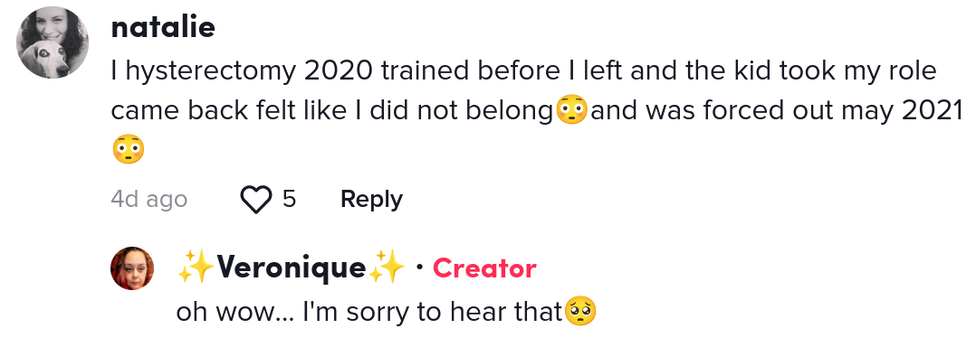 boss asks employee to train replacement