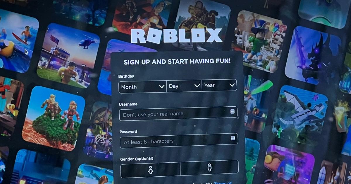 Roblox landing page