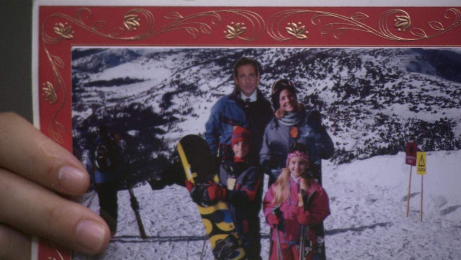 steve carell christmas card