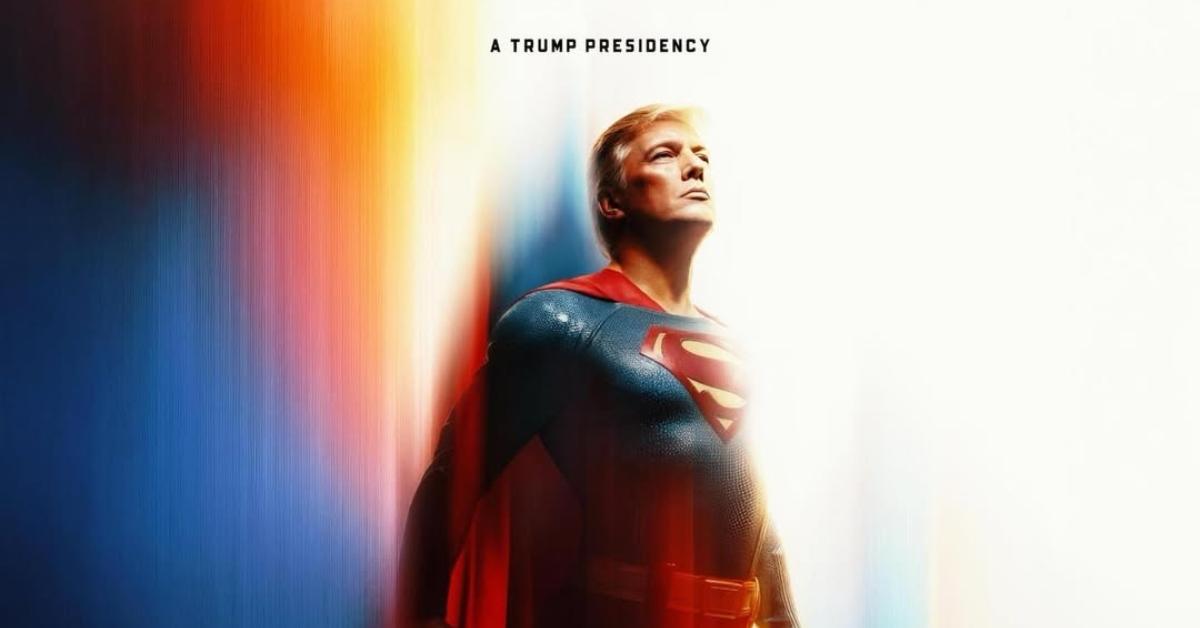 The White House Slammed for “Lame” Superman Post of Donald Trump