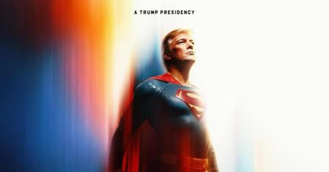 The White House's Superman post of Donald Trump