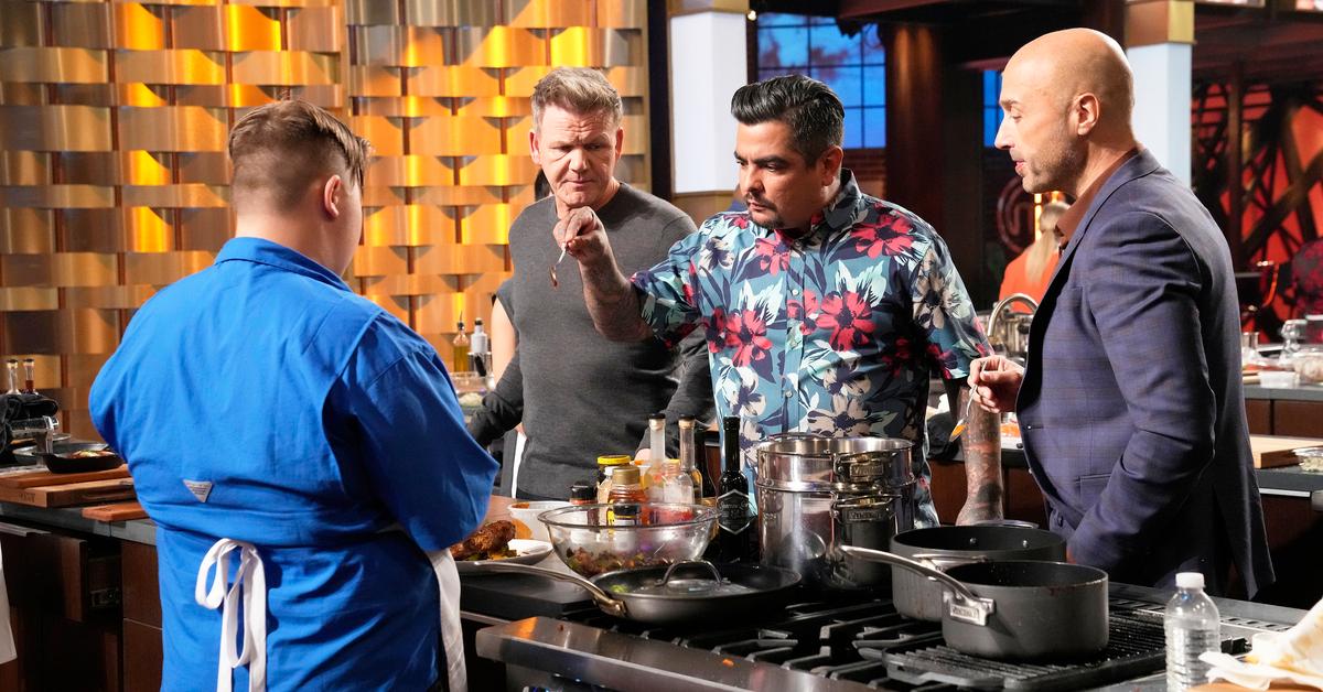 Gordon Ramsay, Aarón Sánchez and Joe Bastianich in 'MasterChef.'