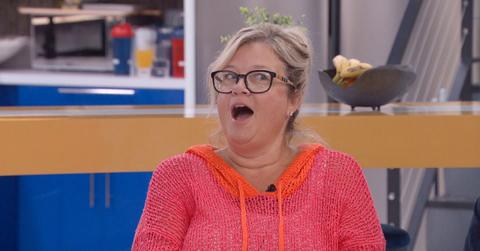 Angela Murray in the kitchen on Big Brother