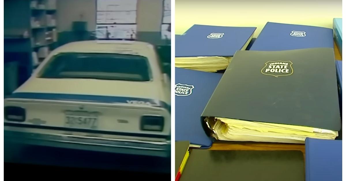 (L-R): Jayne Friedt's car; notebooks with detective's notes