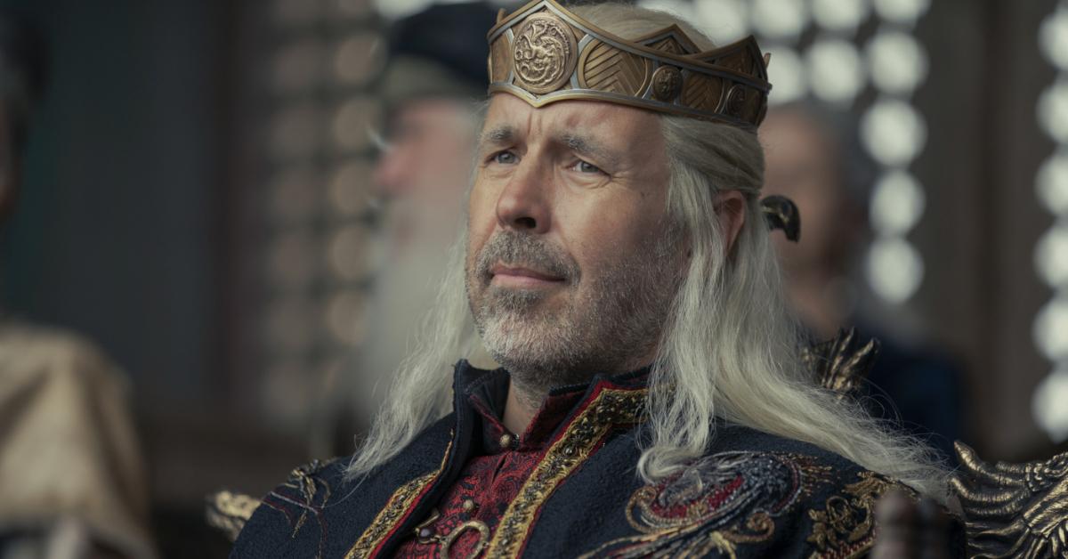 Paddy Considine as Viserys I in 'House of the Dragon'