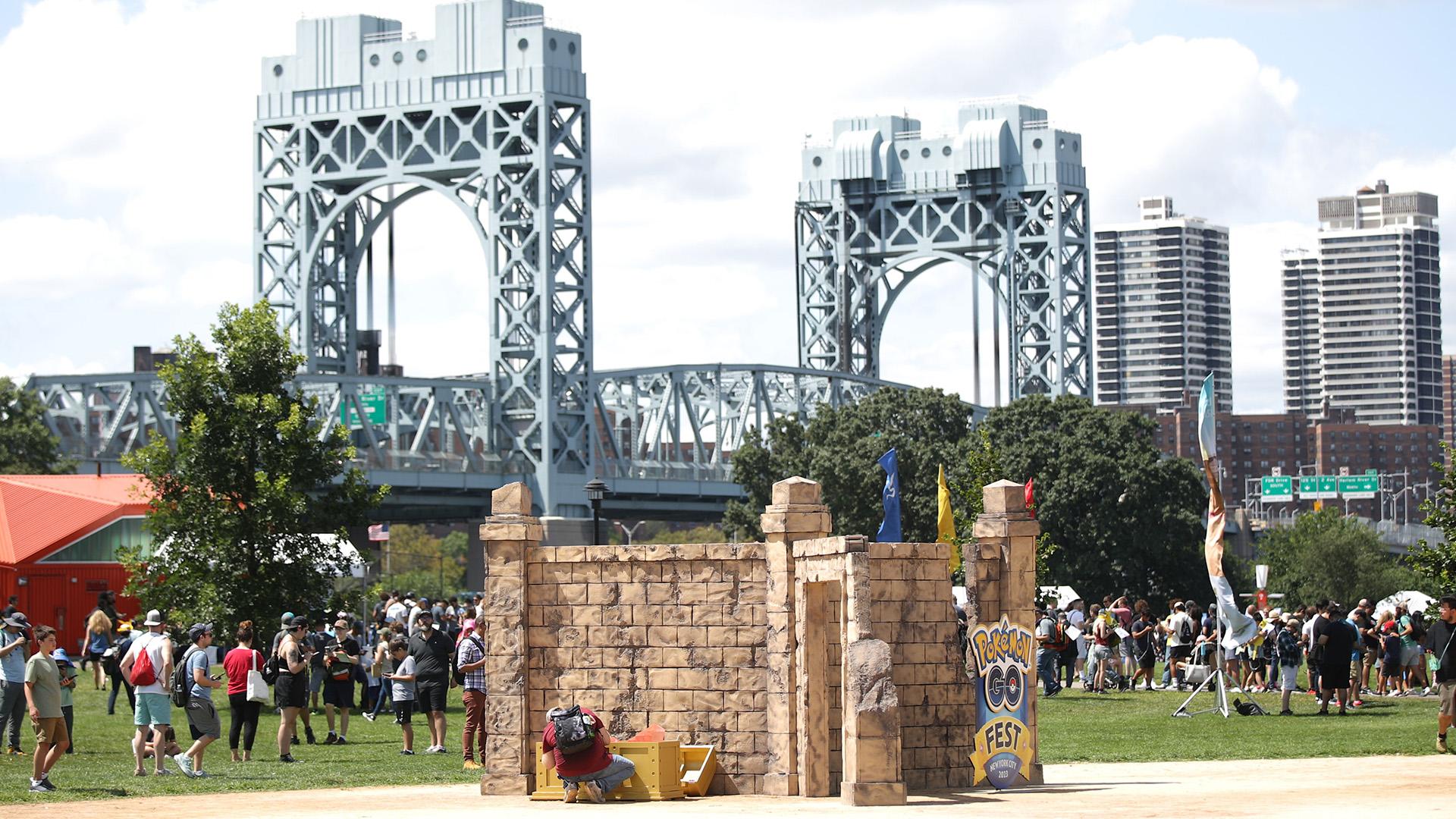 The view at Pokémon GO Fest in NYC.