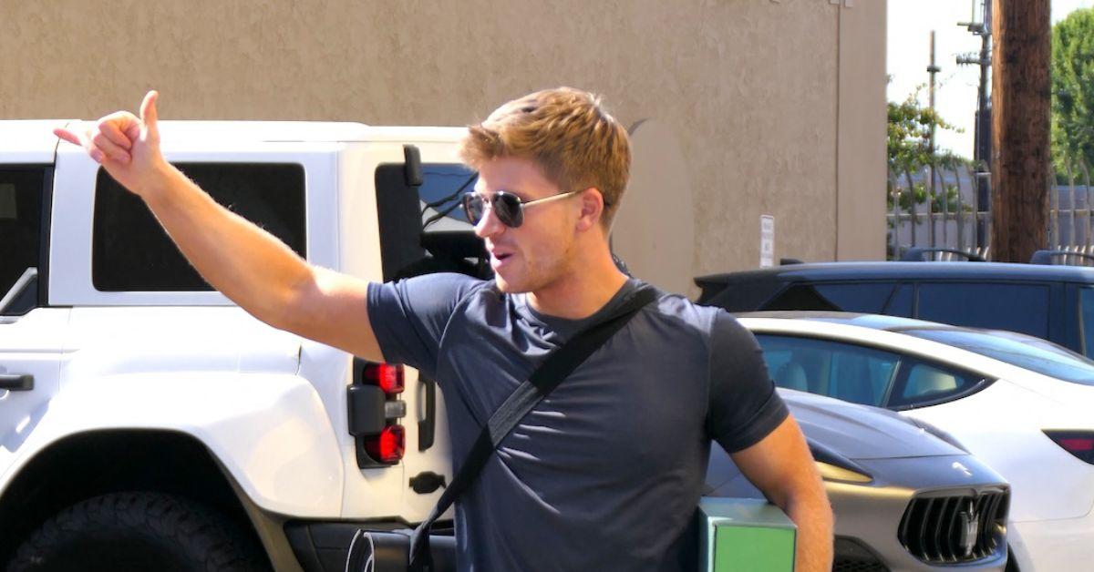Robert Irwin arriving for a 'Dancing With the Stars' rehearsal. 