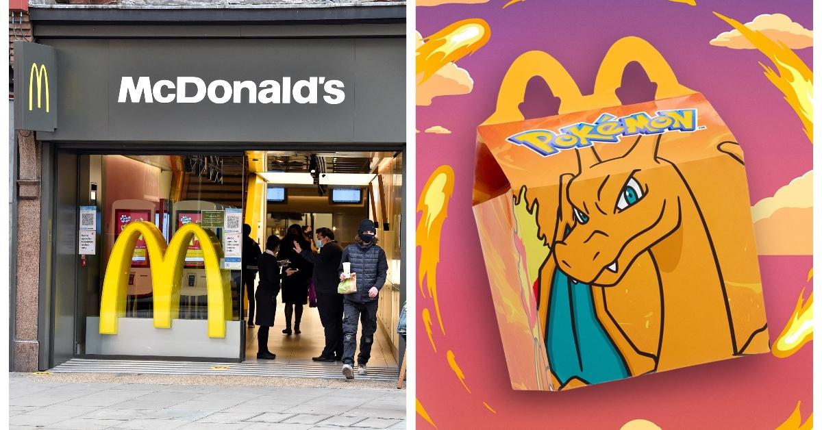 (L-R): McDonald's location; Pokemon Happy Meal box