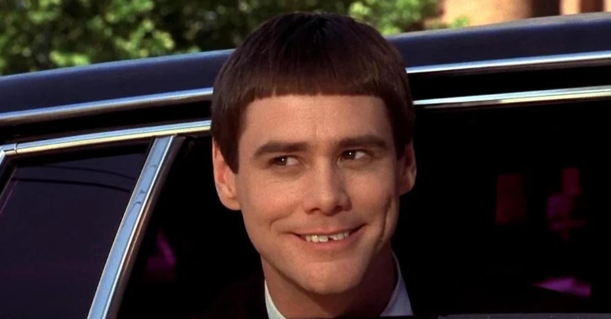Jim Carrey as Lloyd Christmas in Dumb and Dumber.